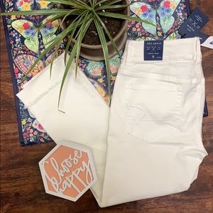 NWT American Eagle Artist Crop Jean, sz 8